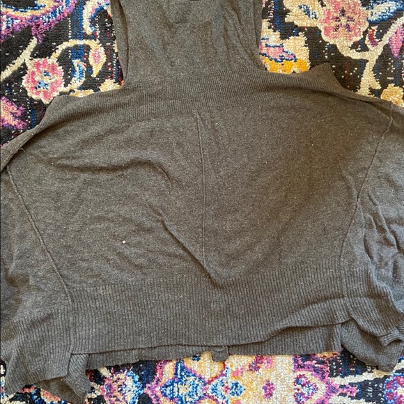 ALL SAINTS Off Shoulder Cardigan cashmere angora. - Picture 4 of 6